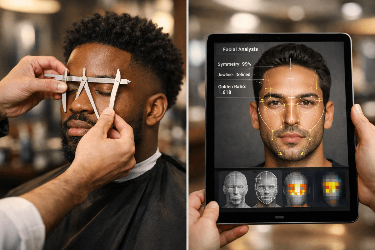 Comparação de análise facial manual com paquímetro e análise digital em tablet