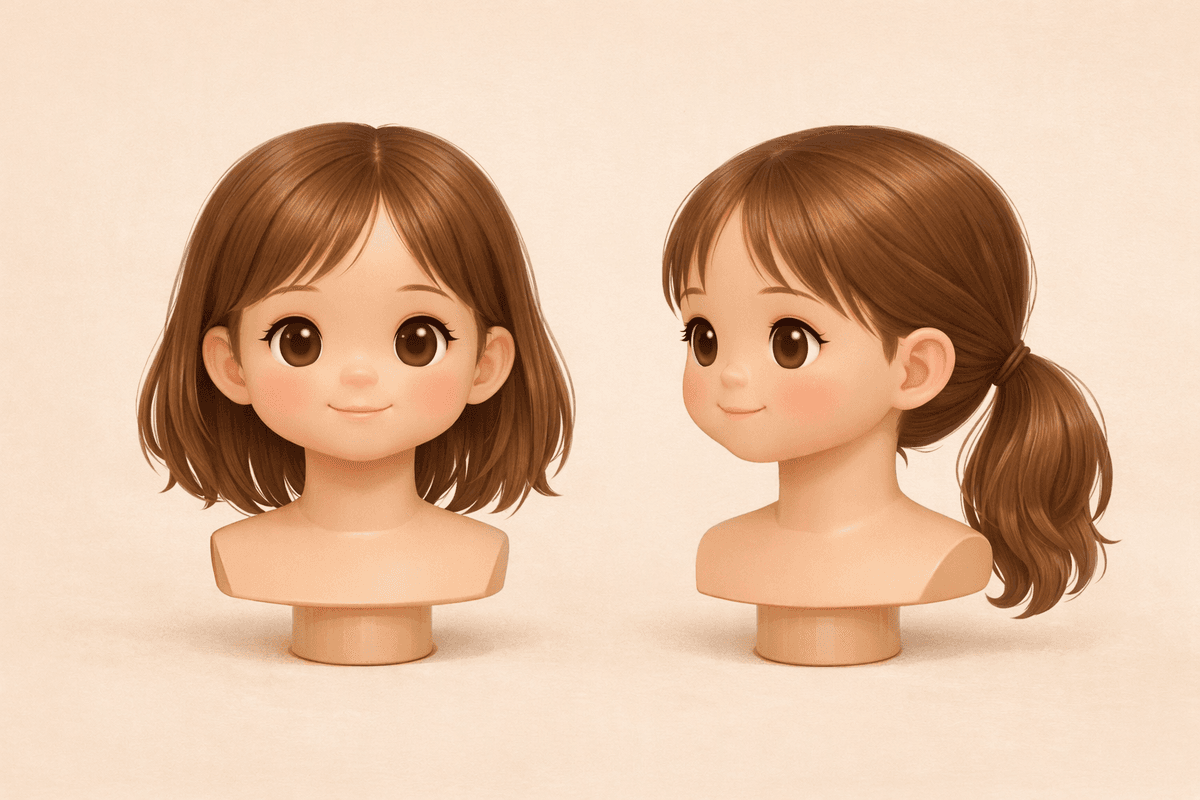 Comprimento médio com possibilidade de prender o cabelo