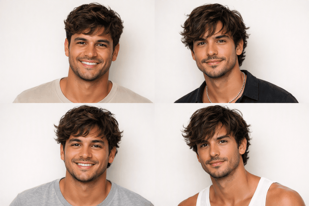 Corte Surfista por Formato de Rosto