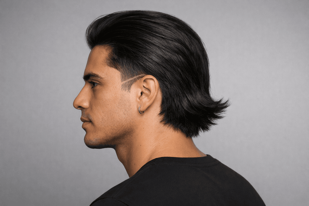 Corte maracá com risco na lateral