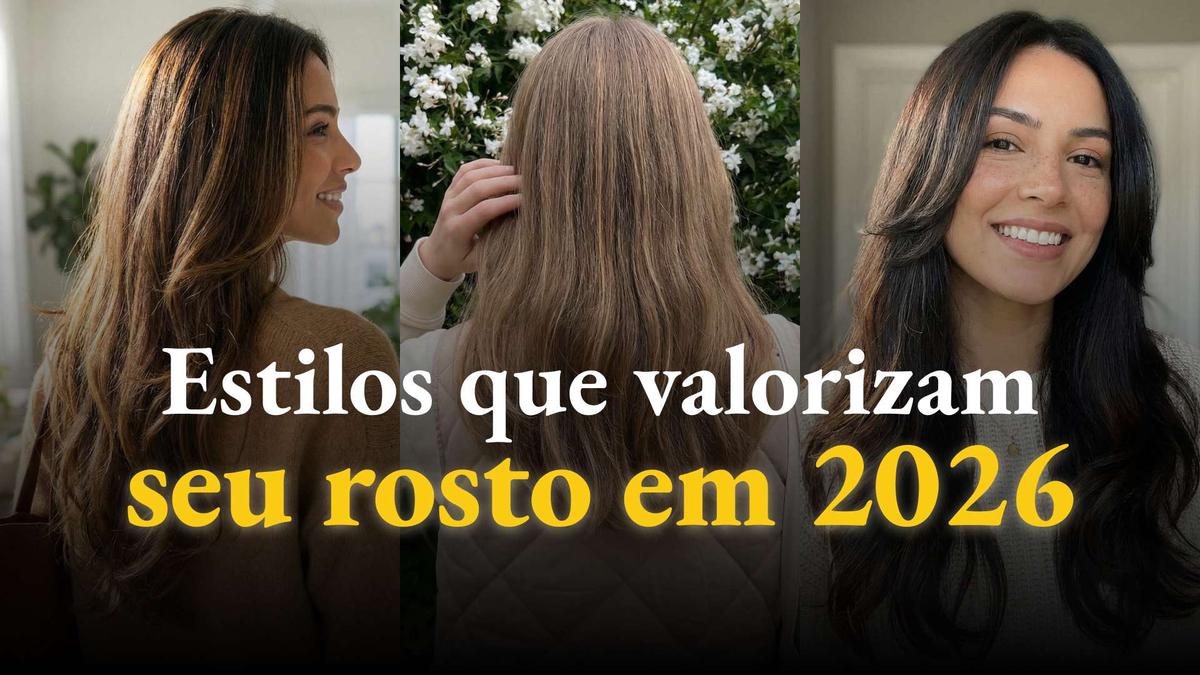 Mulheres com corte cabelo longo que mais valorizam o rosto em 2026