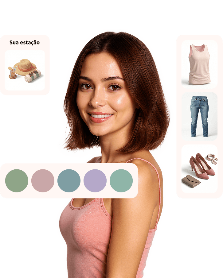 Pessoa para análise de colorimetria