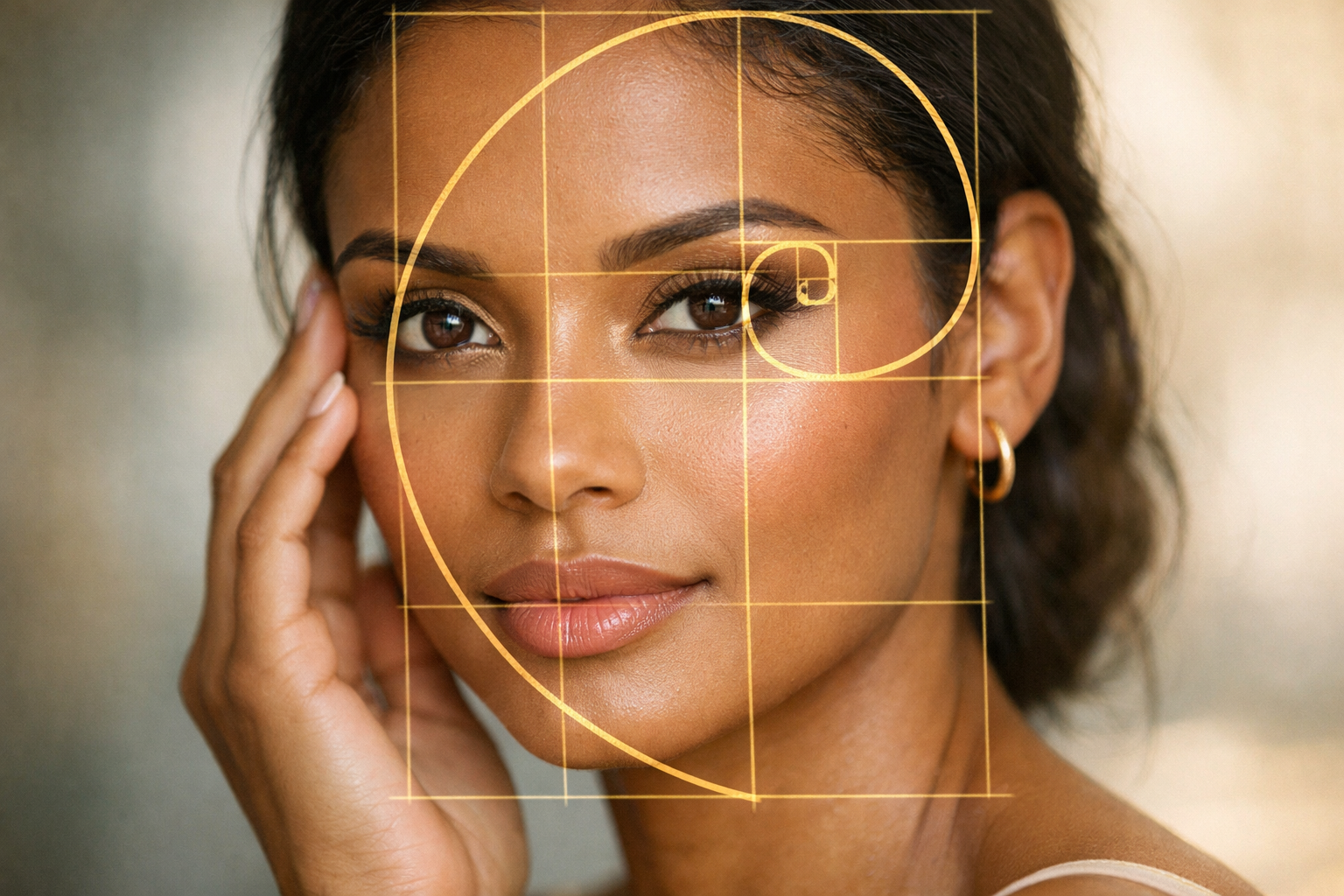 Aplicação da proporção áurea em análise facial para visagismo capilar