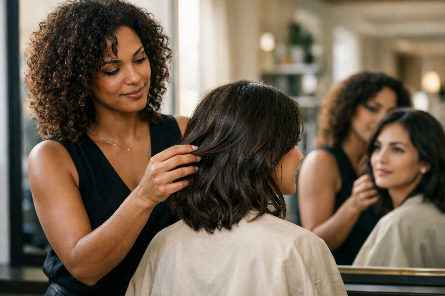 Corte de Cabelo Feminino Médio: 12 Opções na Altura do Ombro por Formato de Rosto