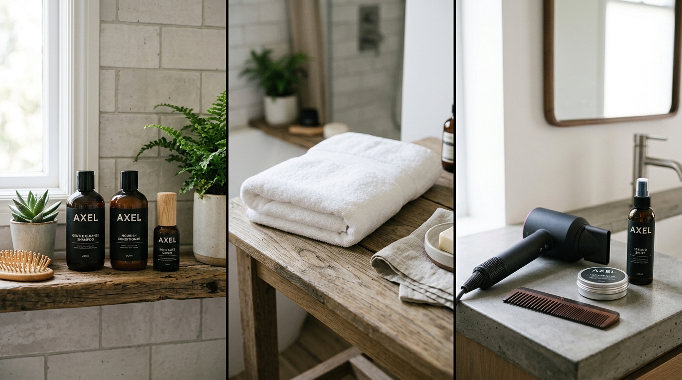 Itens para fazer a manutenção de cortes de cabelo médio masculino