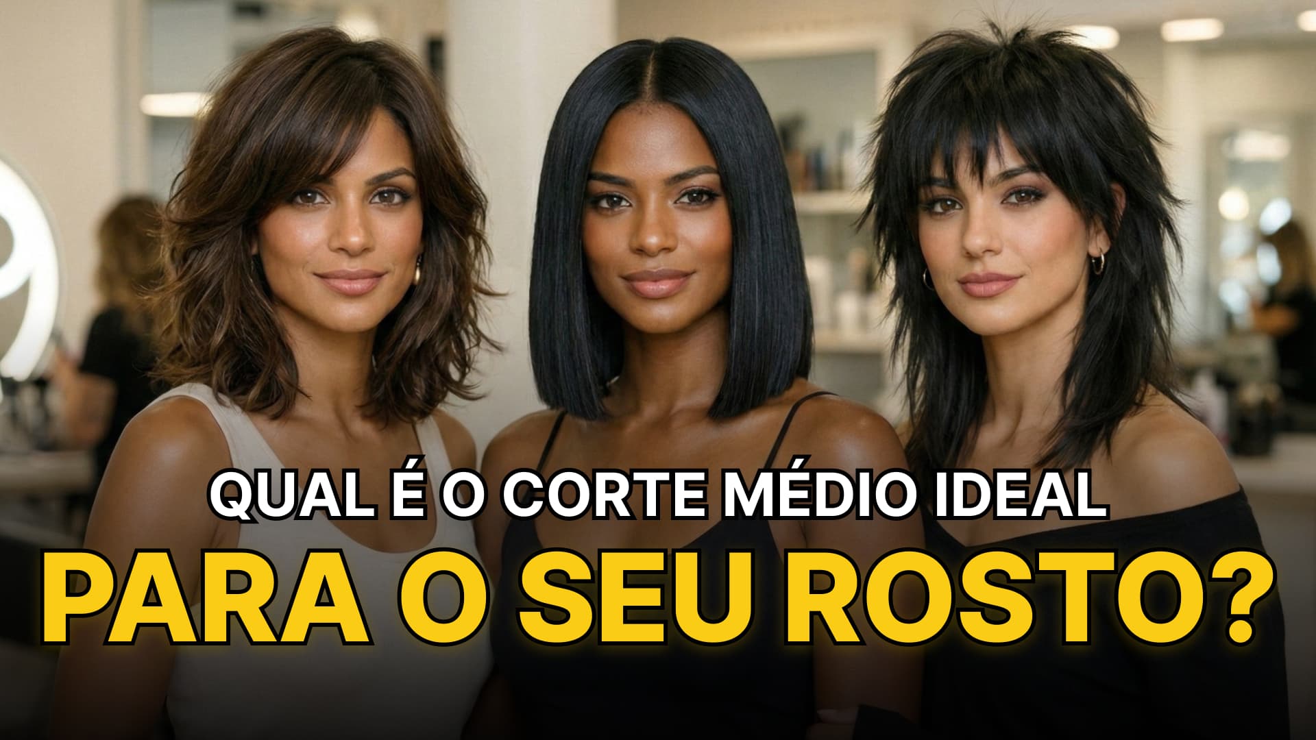 Corte Médio Feminino: 5 Estilos e Qual Combina com Seu Rosto