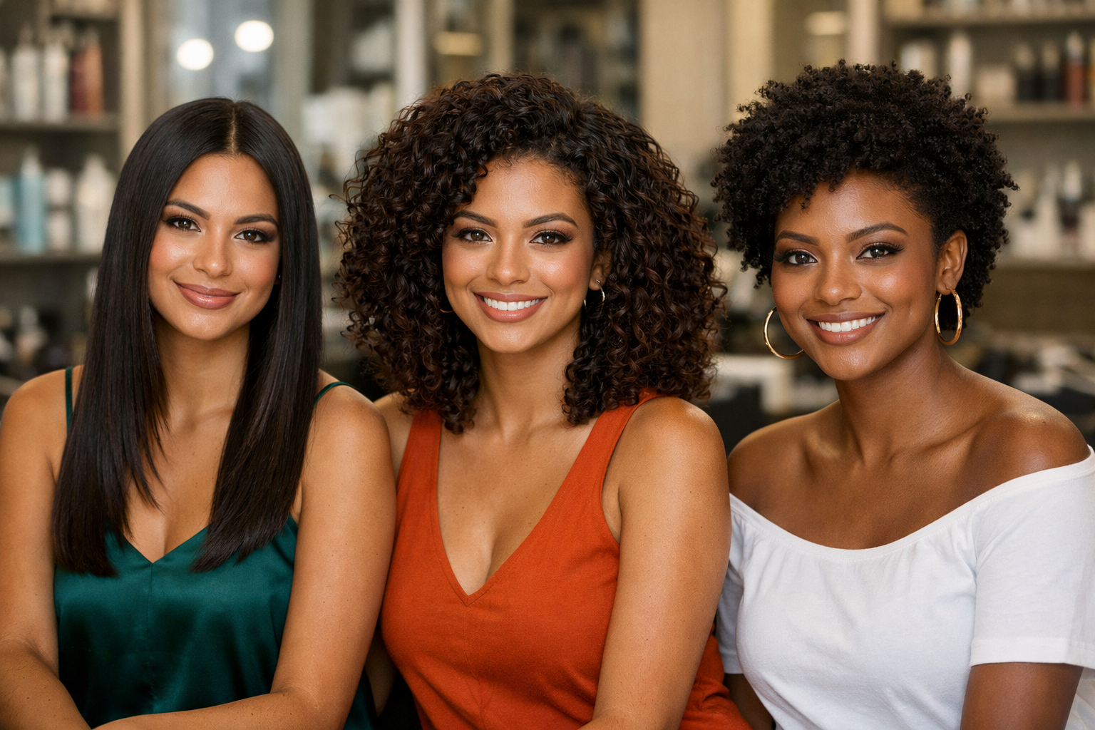 Comparação de visagismo aplicado em diferentes texturas de cabelo brasileiro